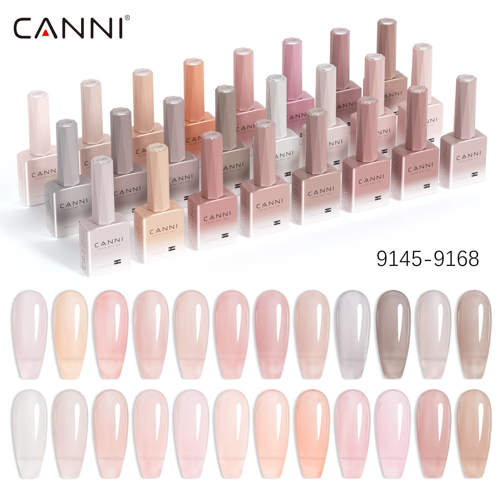 Nail Art One Piece - เจลทาเล็บ CC7 CANNI 9 มล. ปราศจากสาร