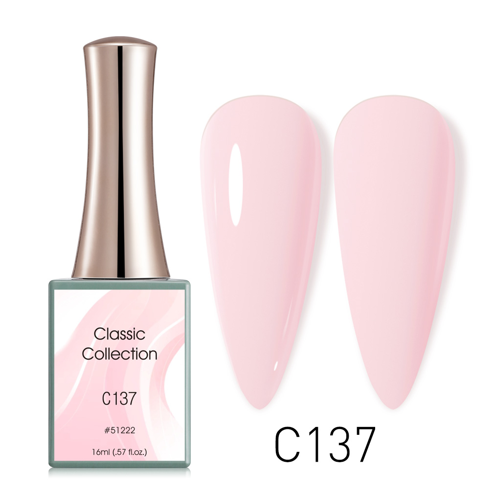 Nail Art One Piece - Canni Jelly สีชมพูเล็บเจลภาษาฝรั่งเศสคําเล็บ NUDE เจลเคลือบเงายาวเพชรไม่มีเช็ด TopCoat