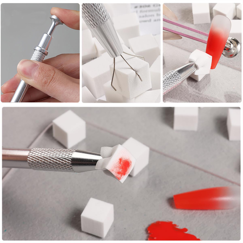 LULAA เล็บฟองน้ํา DIY แปรงเล็บ - Nail Art One Piece บทวิจารณ์และราคา