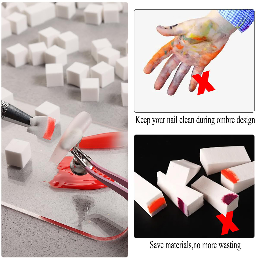 LULAA เล็บฟองน้ํา DIY แปรงเล็บ - Nail Art One Piece บทวิจารณ์และราคา