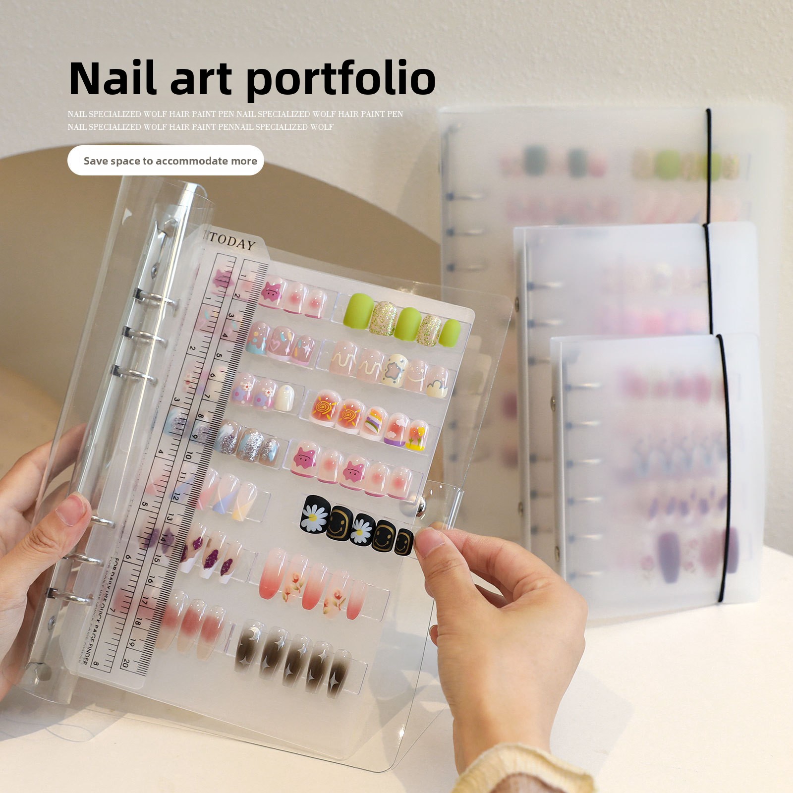 สมุดเก็บผลงานทำเล็บ ขนาดใหญ่ ส - Nail Art One Piece บทวิจารณ์และราคา