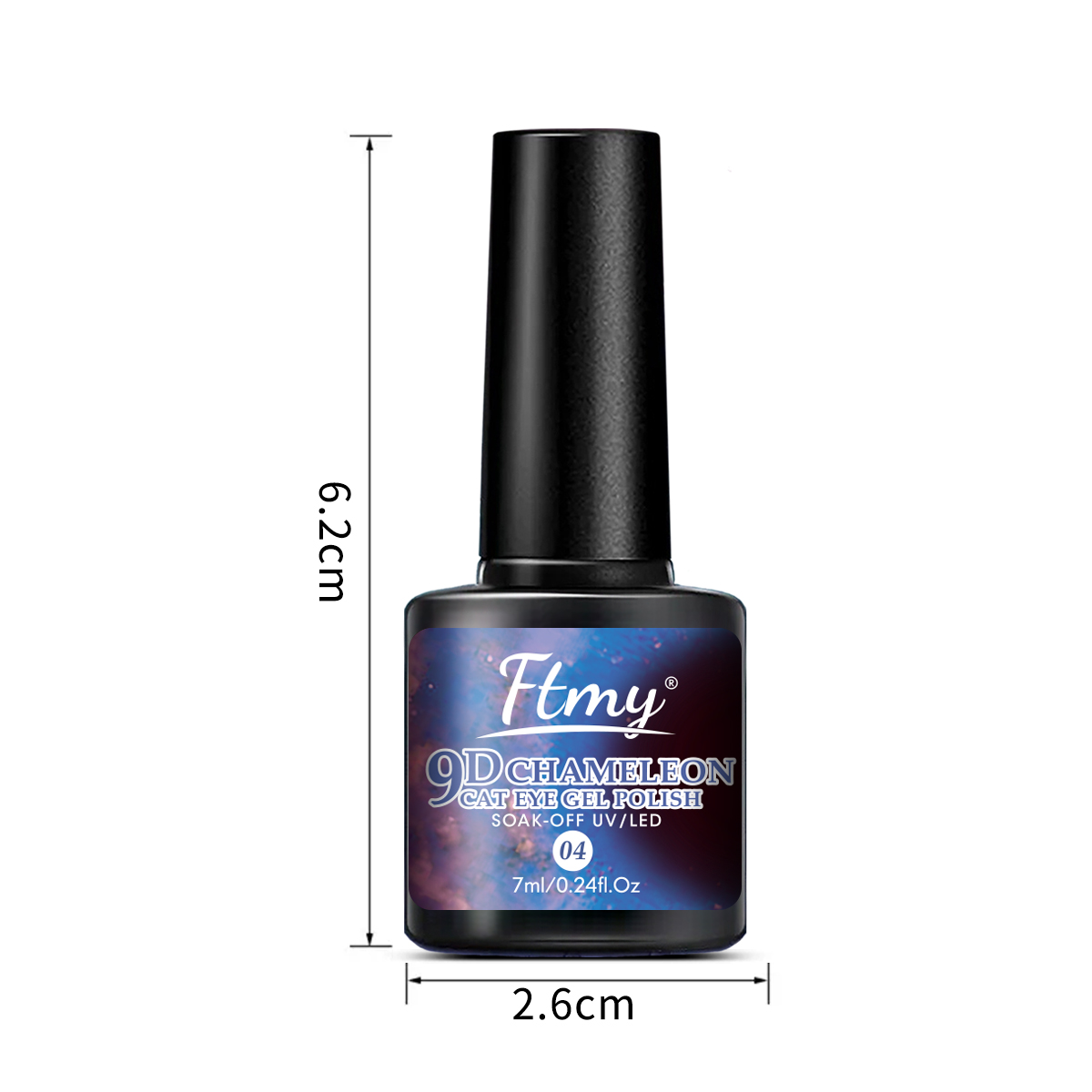 เจลแม่เหล็กสีรุ้ง 7 มล., เจลทา - Nail Art Rainbow บทวิจารณ์และราคา