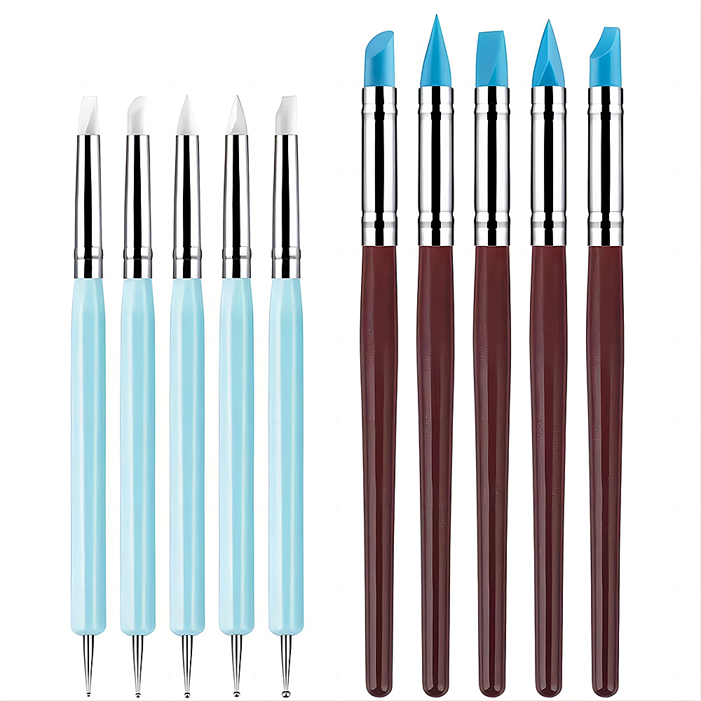 ชุดเครื่องมือปั้นดินซิลิโคน 5/ - Nail Art Sch บทวิจารณ์และราคา