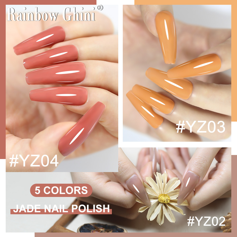 เรนโบว์ กินี่ เจลทาเล็บสีชมพูน - Nail Art Rainbow บทวิจารณ์และราคา
