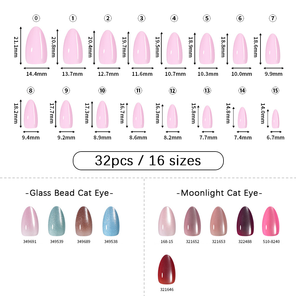 VITAGWX 32 ชิ้น เล็บปลอมแบบกดต - Nail Art Emerald บทวิจารณ์และราคา