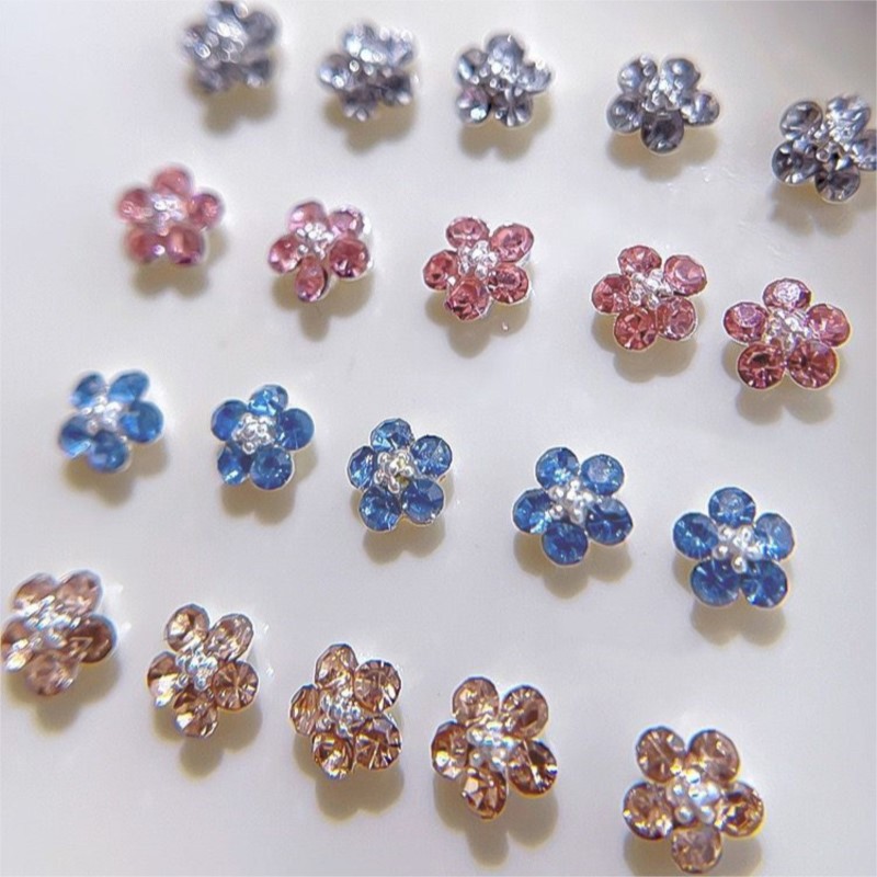 20 ชิ้น ดอกพลัม 3 มิติ ขนาดเล็ - Nail Art Zone บทวิจารณ์และราคา