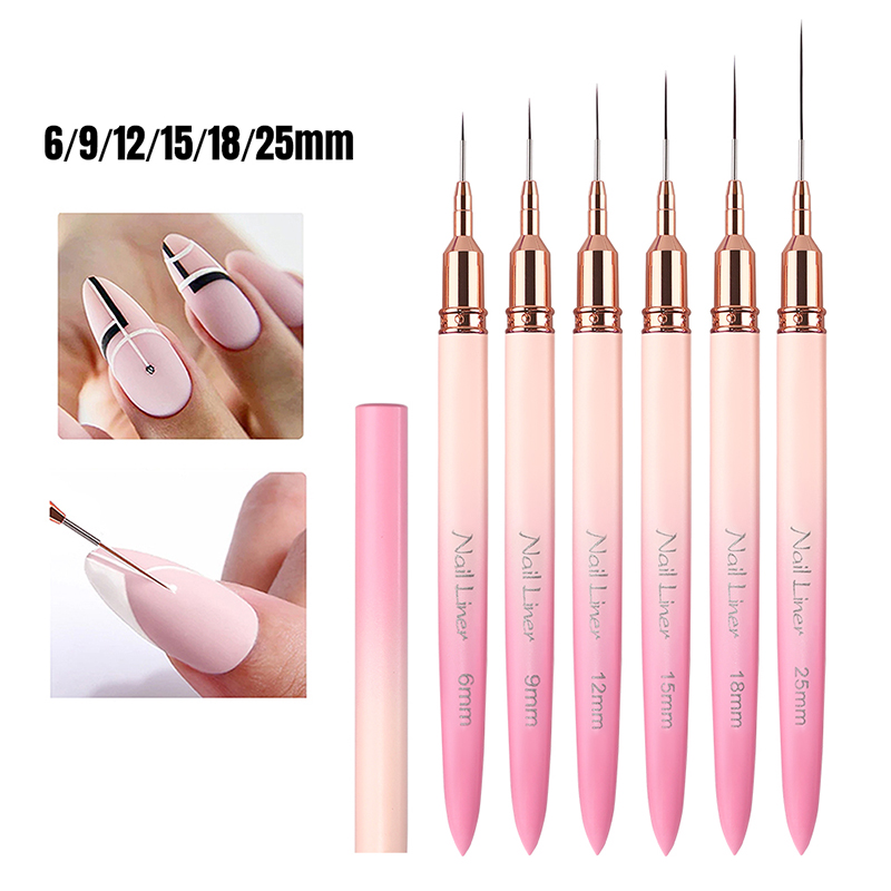 Sweet-Z 6pcs แปรงเล็บ Thin Lin - Nail Art Zone บทวิจารณ์และราคา