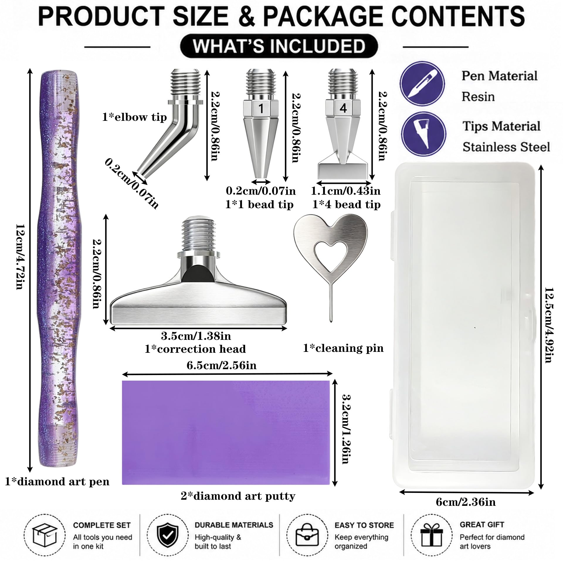 ปากกาสำหรับงานเพ้นท์เพชร ปลายโ - Nail Art Dotting Tool บทวิจารณ์และราคา