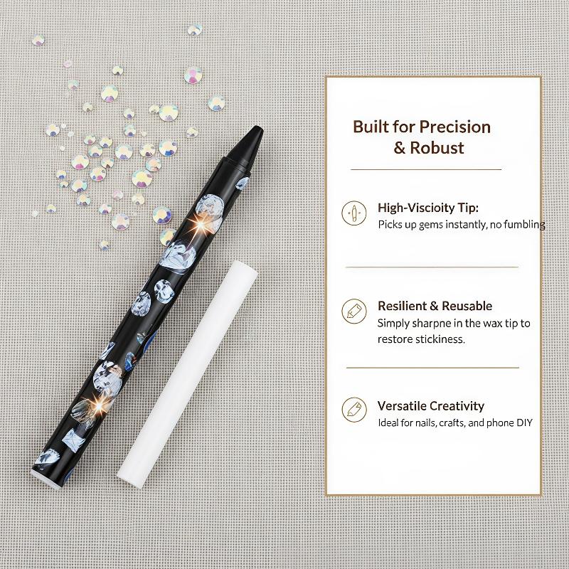 ดินสอแว็กซ์สำหรับตกแต่งเล็บ 1  - Nail Art Dotting Tool บทวิจารณ์และราคา