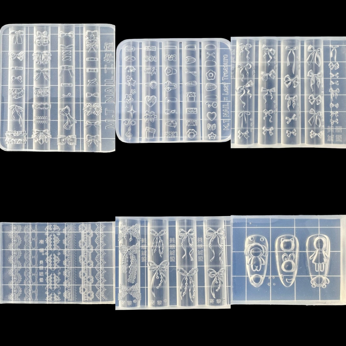 แม่พิมพ์เล็บซิลิโคน 3 มิติ ลาย - Nail Art Zone บทวิจารณ์และราคา