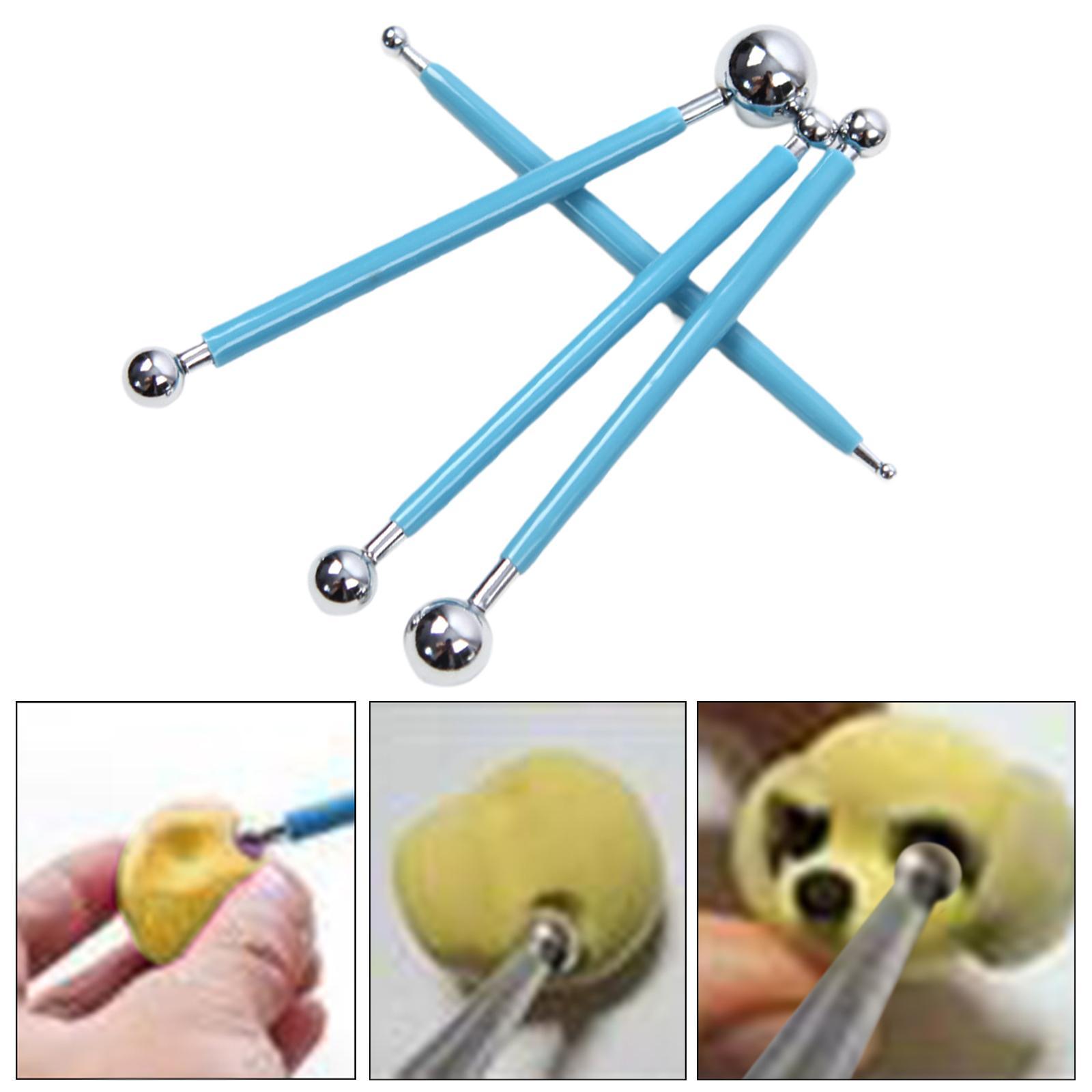 2 ชุด 4 ชิ้น อุปกรณ์แต้มจุดแบบ - Nail Art Dotting Tool บทวิจารณ์และราคา