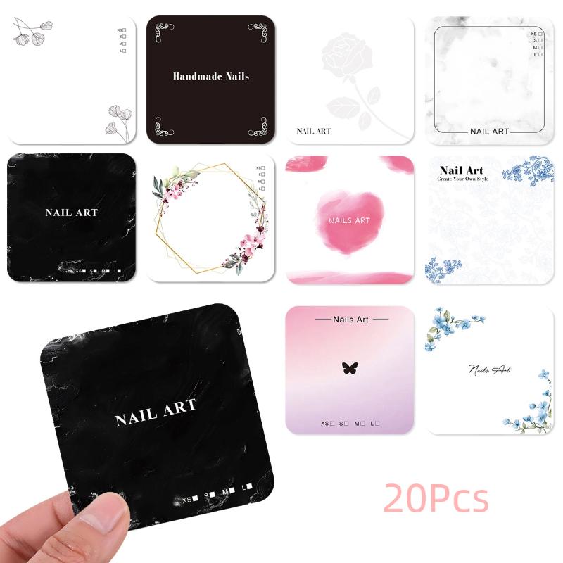 การ์ดโชว์ลายดอกไม้สำหรับติดเล็ - Nail Art Zone บทวิจารณ์และราคา