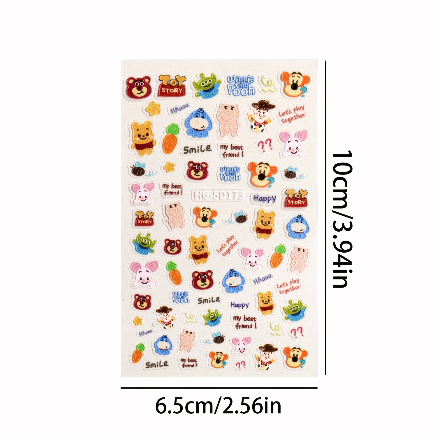 สติ๊กเกอร์ติดเล็บ DISNEY วินนี - Nail Art Strawberry บทวิจารณ์และราคา