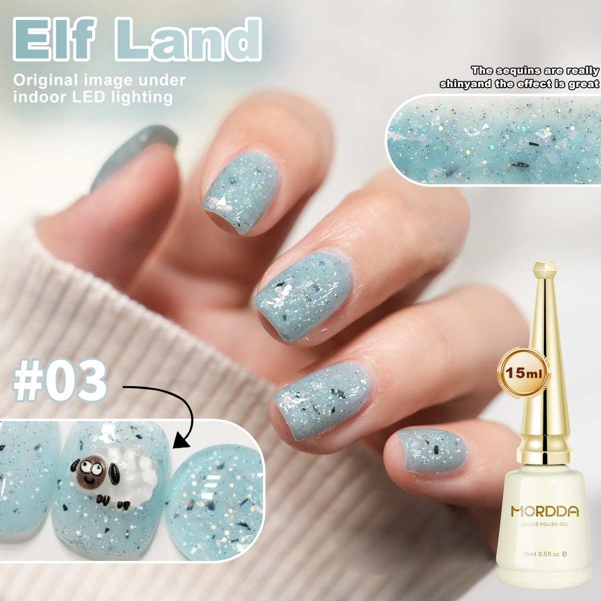 6 สี 15 มล. ยาทาเล็บแบบแคทอาย  - Nail Art Rainbow บทวิจารณ์และราคา