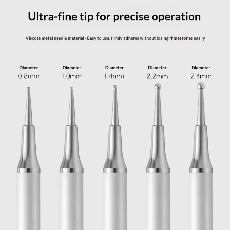 ชุดอุปกรณ์ตกแต่งเล็บ 5 ชิ้น ด้ - Nail Art Dotting Tool บทวิจารณ์และราคา