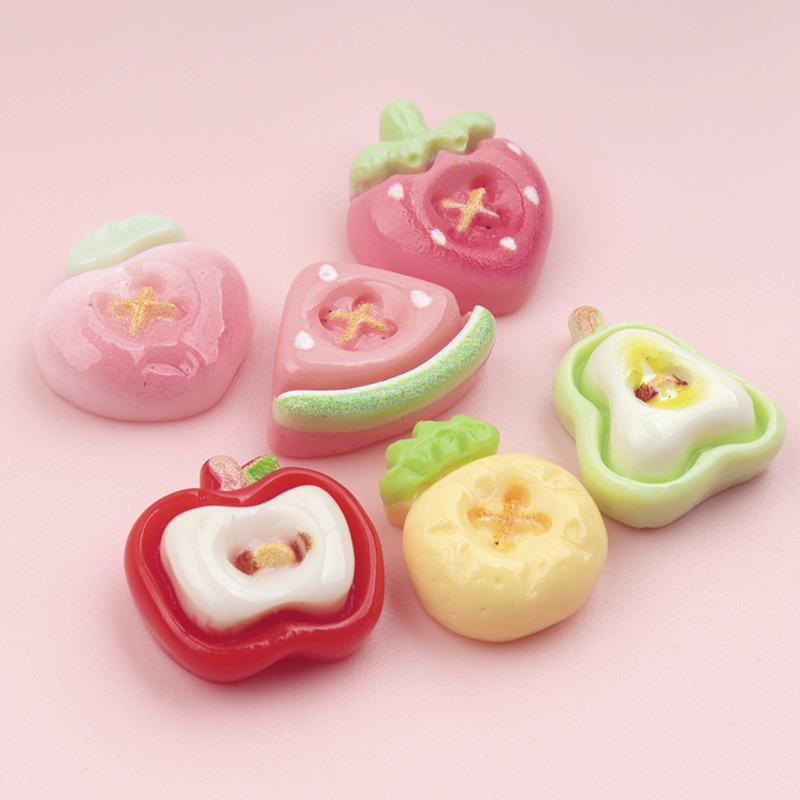 50/500 ชิ้น ผลไม้จำลองขนาดเล็ก - Nail Art Strawberry บทวิจารณ์และราคา