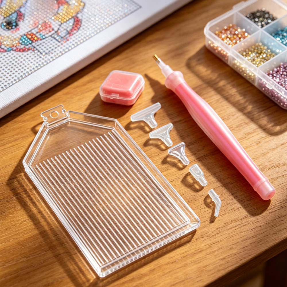 ชุดอุปกรณ์เพ้นท์เพชร ถาดใส่ปาก - Nail Art Dotting Tool บทวิจารณ์และราคา