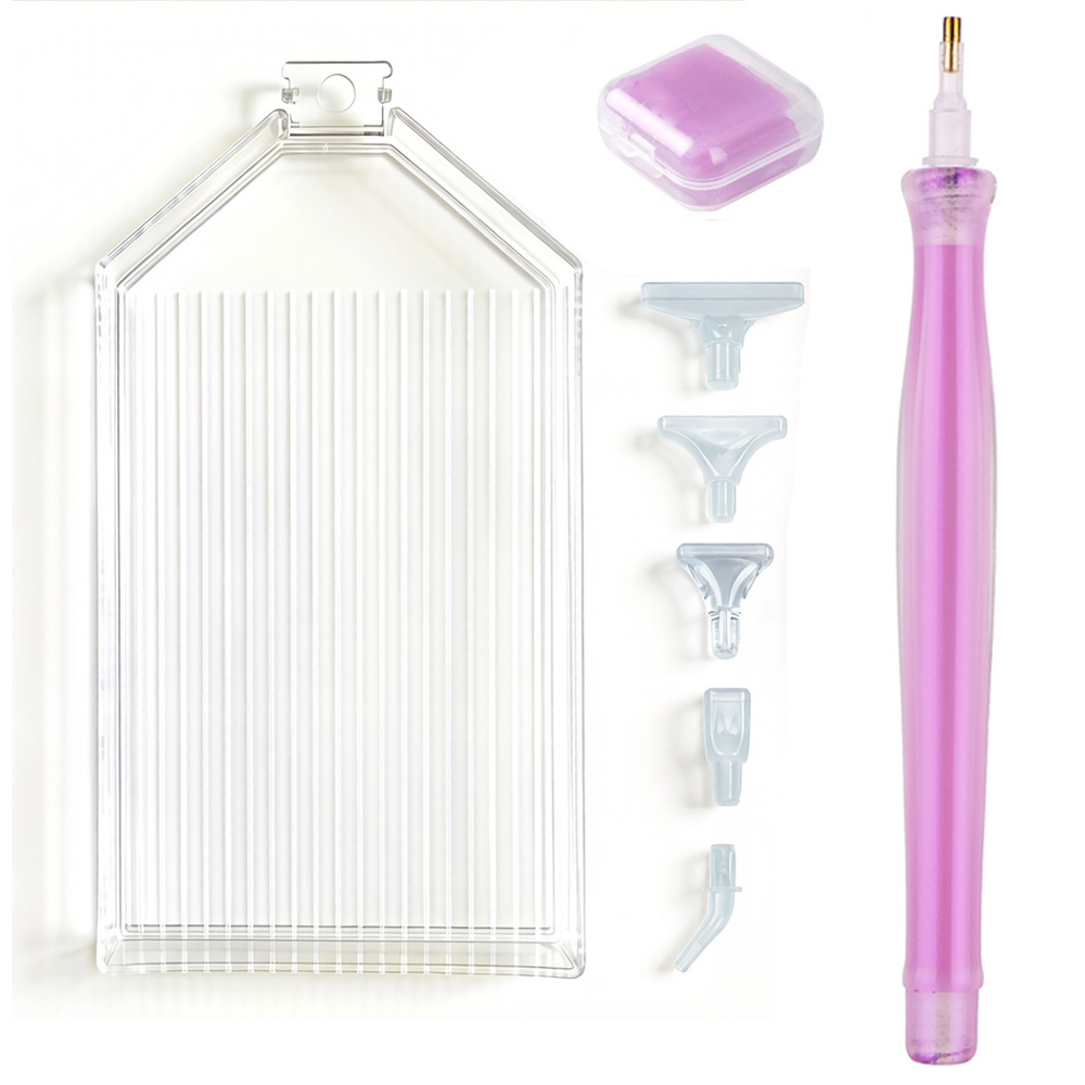 ชุดอุปกรณ์เพ้นท์เพชร ถาดใส่ปาก - Nail Art Dotting Tool บทวิจารณ์และราคา