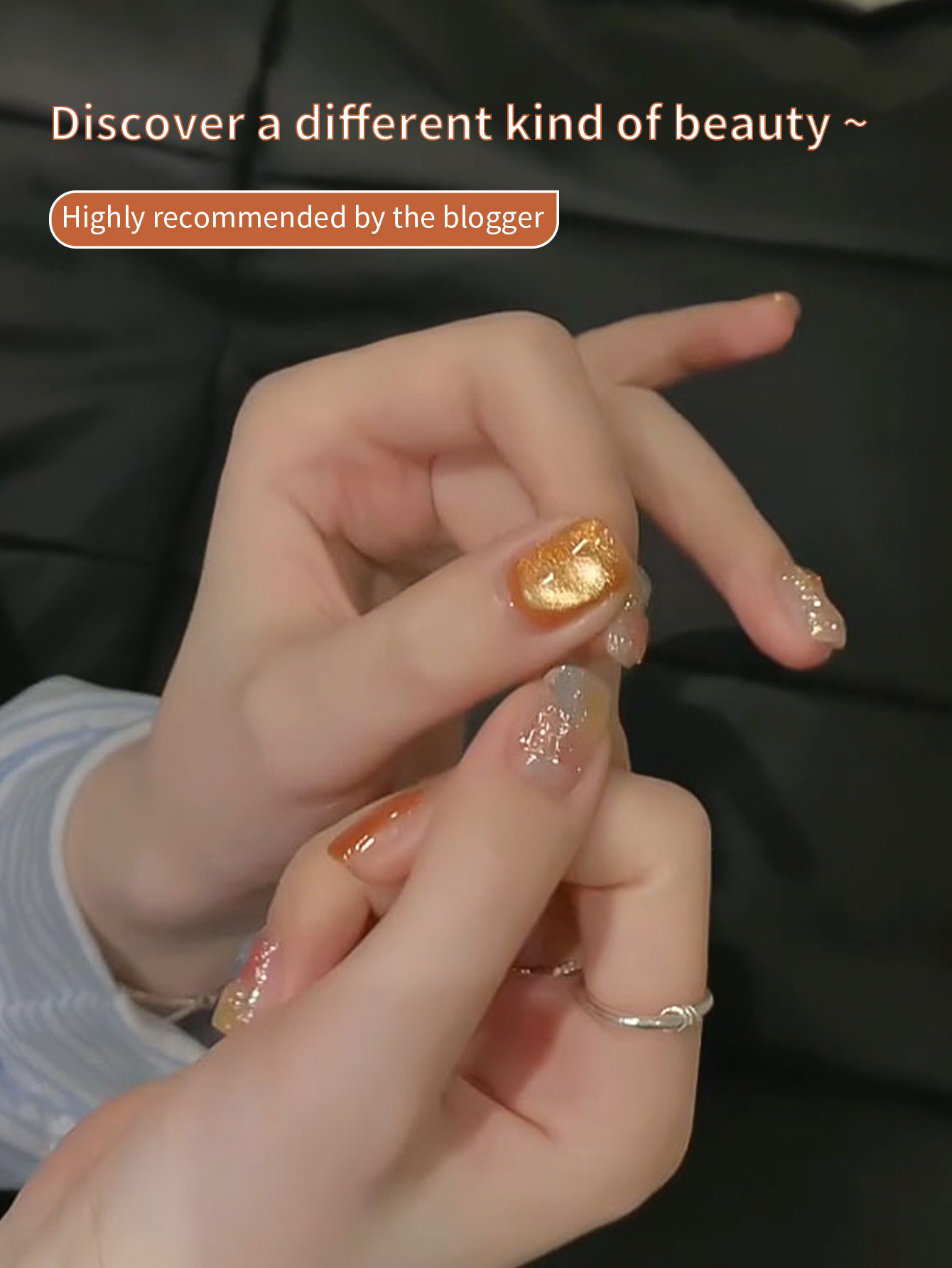 เจลทาเล็บแม่เหล็กตาแมวสีรุ้ง 2 - Nail Art Rainbow บทวิจารณ์และราคา