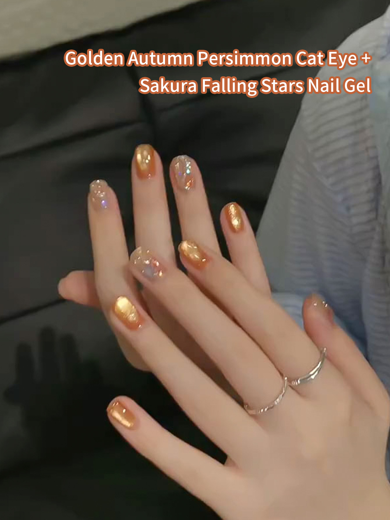 เจลทาเล็บแม่เหล็กตาแมวสีรุ้ง 2 - Nail Art Rainbow บทวิจารณ์และราคา