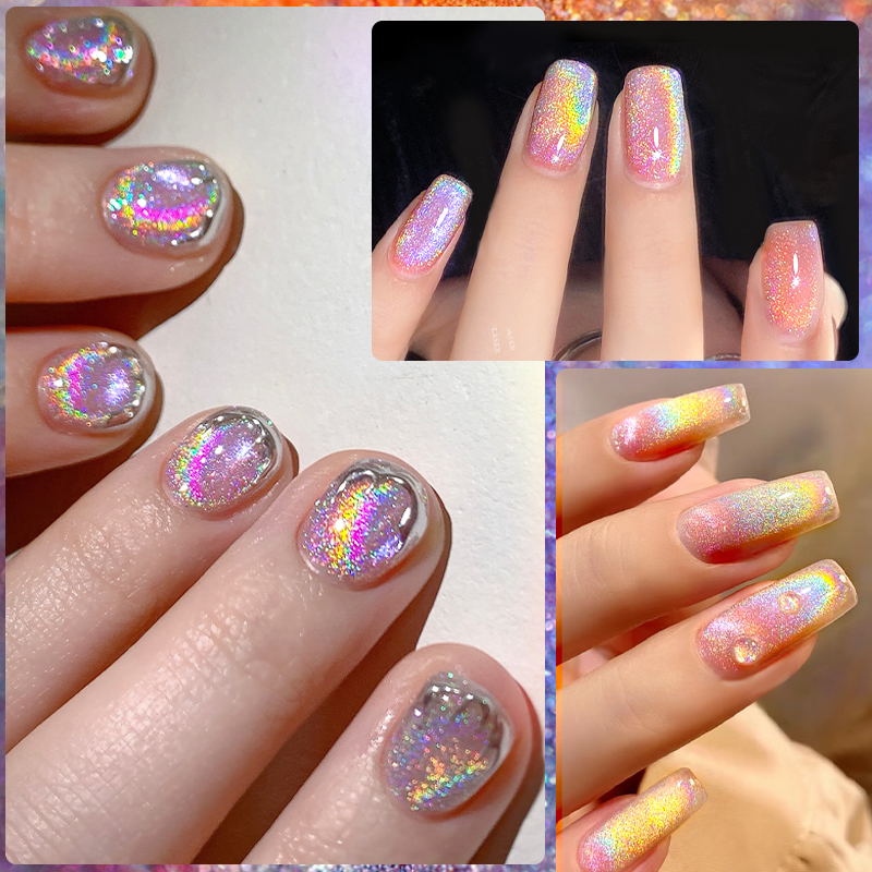 LILYCUTE 7ML Rainbow สีแดงแก้ว - Nail Art Rainbow บทวิจารณ์และราคา