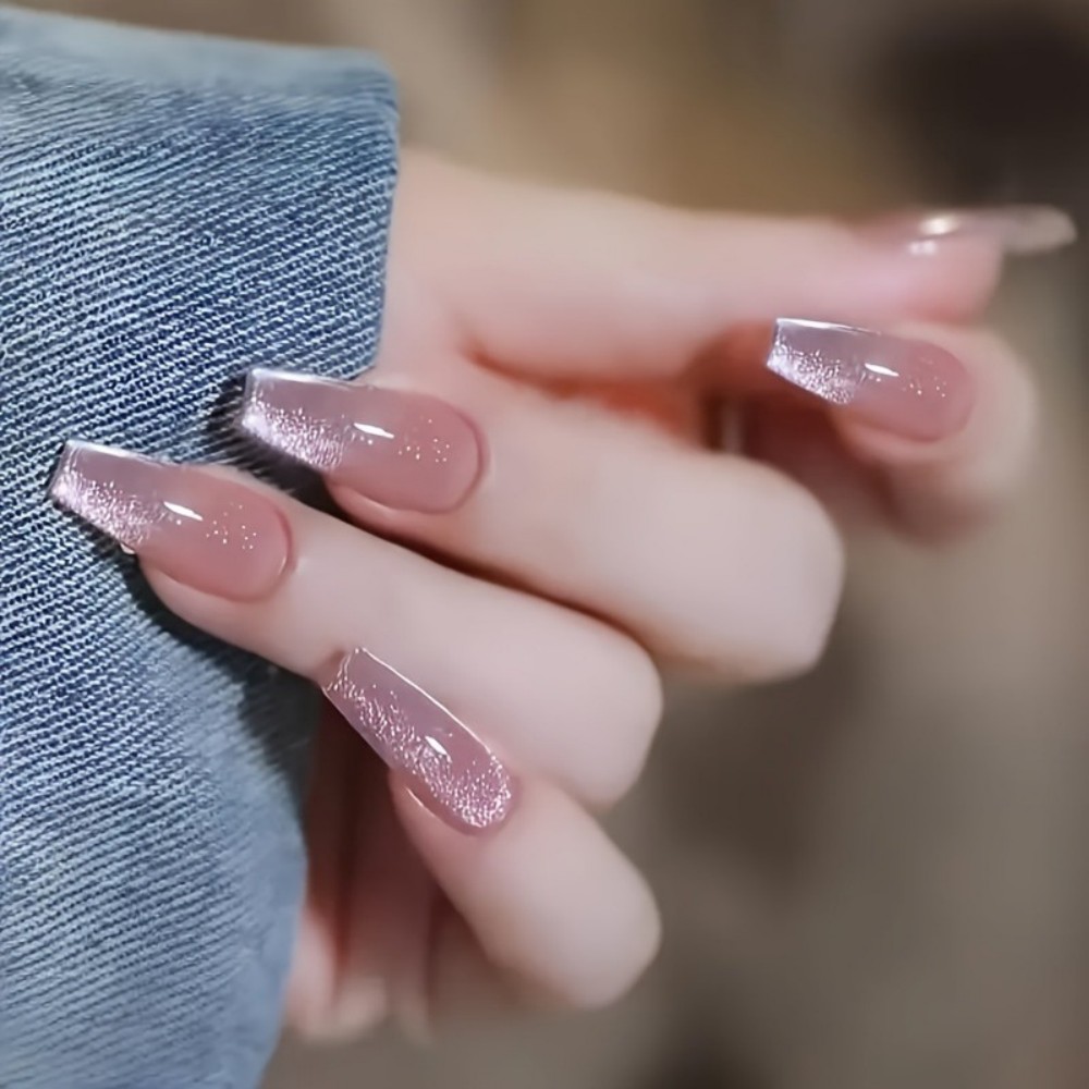เล็บปลอมแบบยาวทรงบัลเลต์ 24 ชิ - Nail Art Fake Nails บทวิจารณ์และราคา