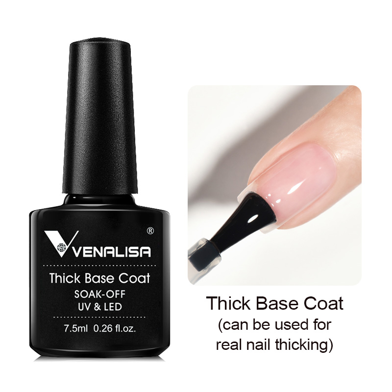VENALISA เสริมหนาฐานสีเจลทาเล็ - Nail Art One Piece บทวิจารณ์และราคา