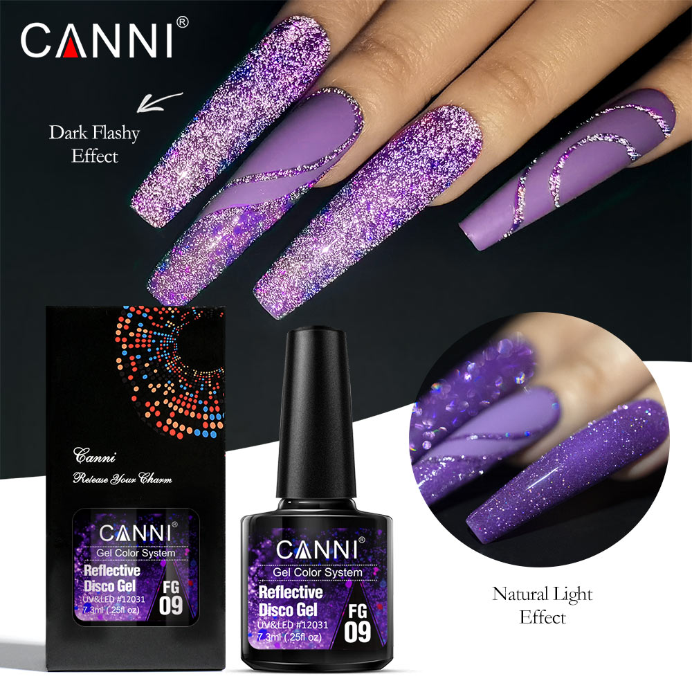 Canni เจลสะท้อนแสง Bright Effe - Nail Art Rainbow บทวิจารณ์และราคา
