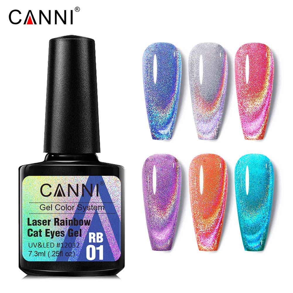 Canni เจลสะท้อนแสง Bright Effe - Nail Art Rainbow บทวิจารณ์และราคา