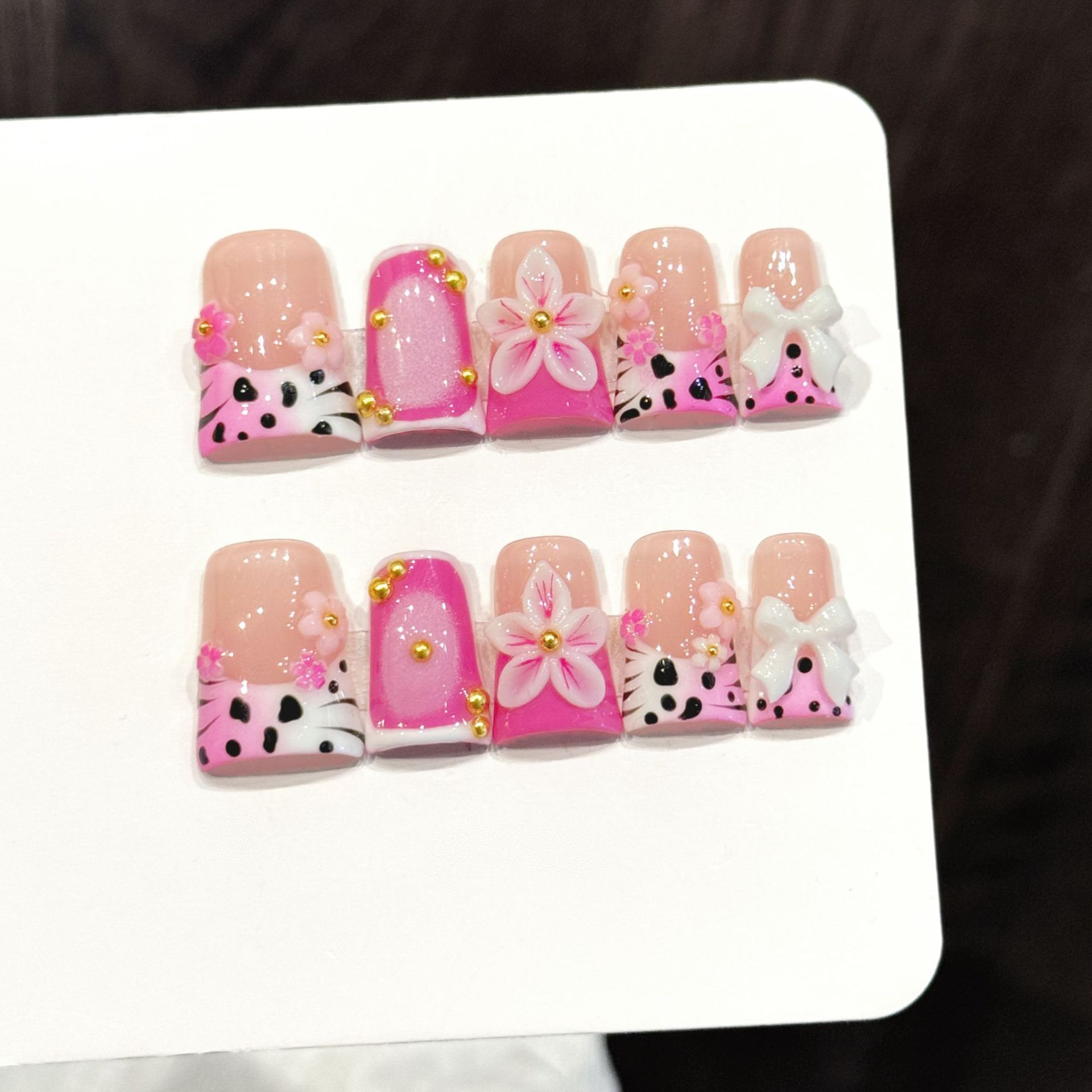 ชุดเล็บปลอมสไตล์ทะเล 10 ชิ้น แ - Nail Art Fake Nails บทวิจารณ์และราคา