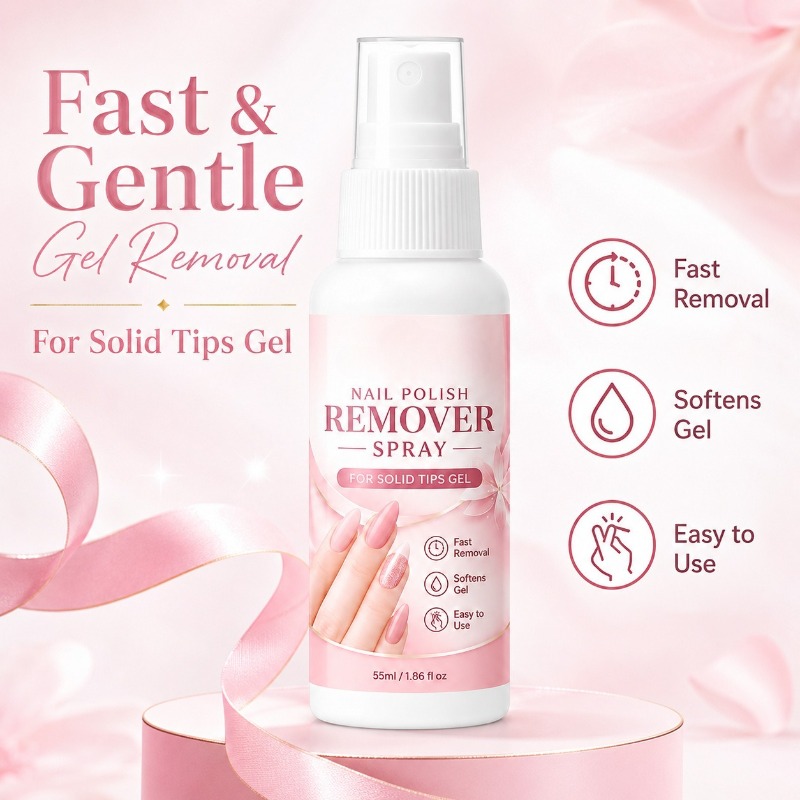 สเปรย์ล้างเล็บเจลแบบแข็ง น้ำยา - Nail Art Fake Nails บทวิจารณ์และราคา