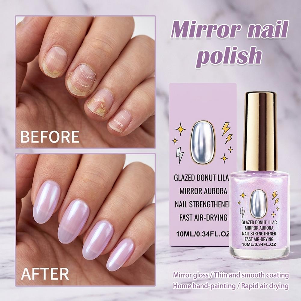 ยาทาเล็บสีม่วงอ่อนแบบเคลือบเงา - Nail Art Lilac บทวิจารณ์และราคา