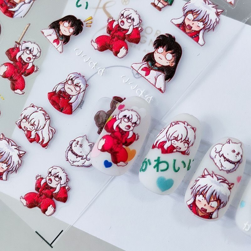 สติกเกอร์ติดเล็บลายอนิเมะ อินุ - Nail Art One Piece บทวิจารณ์และราคา
