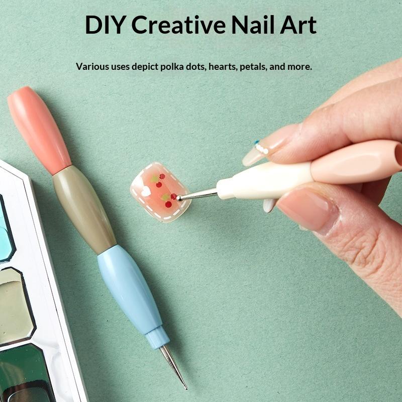 ชุดปากกาแต่งเล็บ 5 ชิ้น ด้ามจั - Nail Art Dotting Tool บทวิจารณ์และราคา