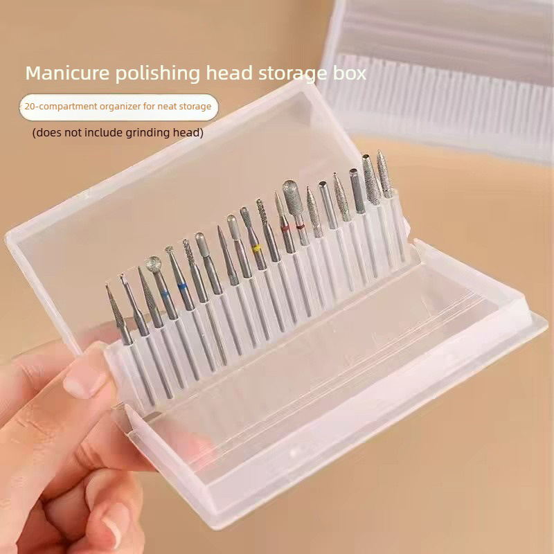 กล่องเก็บอุปกรณ์ทำเล็บแบบใส 20 - Nail Art Sch บทวิจารณ์และราคา