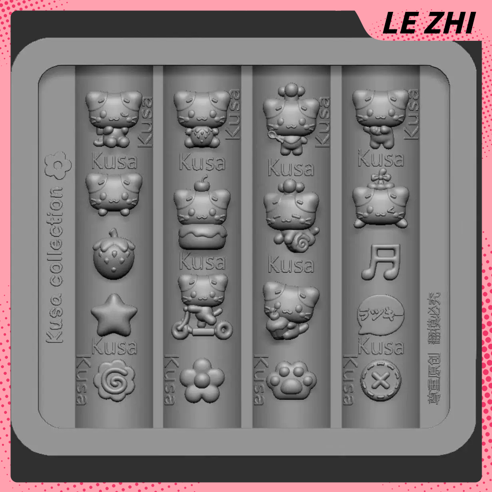 แม่พิมพ์ซิลิโคนทำเล็บลายการ์ตู - Nail Art Strawberry บทวิจารณ์และราคา