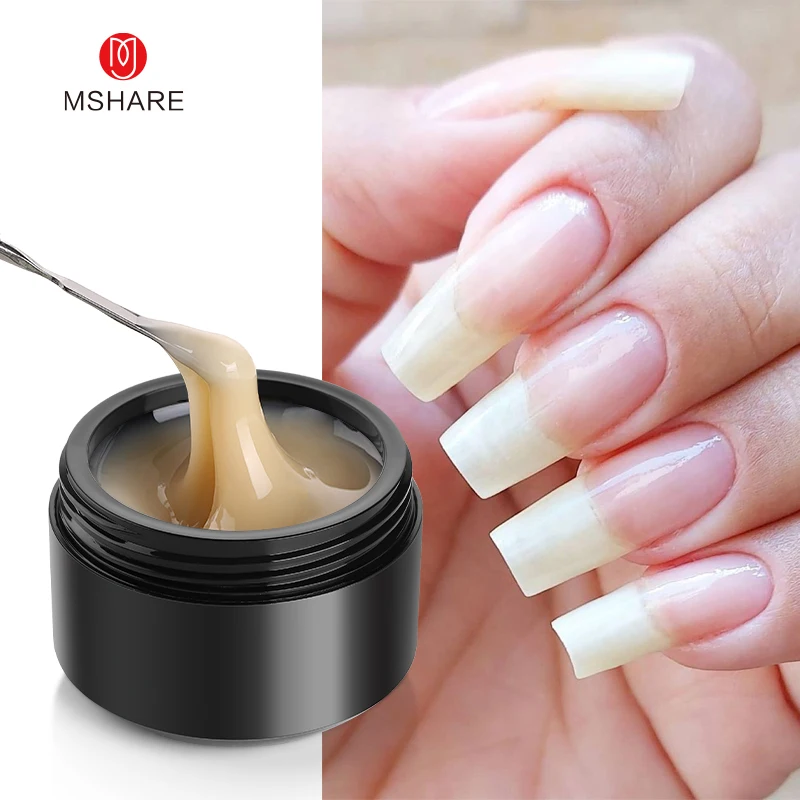 MSHARE สีม่วงไลแลคบิลเดอร์เจลต - Nail Art Lilac บทวิจารณ์และราคา