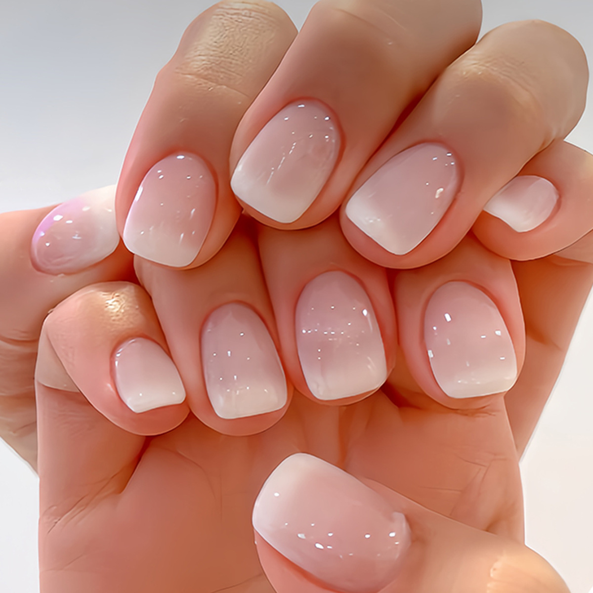 เล็บปลอมแบบกดติด 24 ชิ้น ลายกล - Nail Art Fake Nails บทวิจารณ์และราคา
