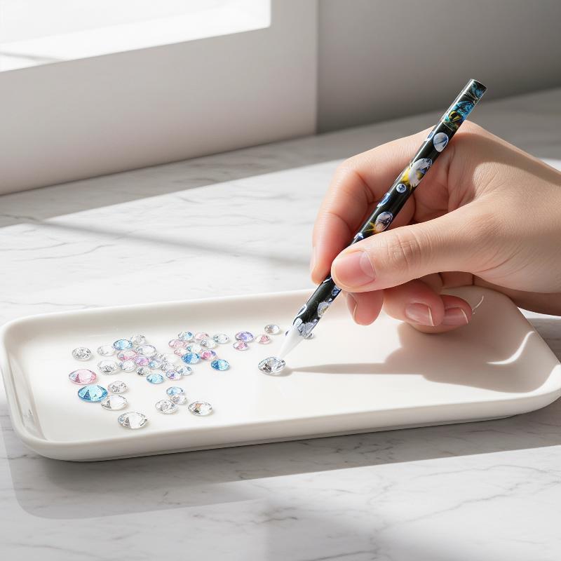 ดินสอแต่งเล็บ 1 ชิ้น เครื่องมื - Nail Art Dotting Tool บทวิจารณ์และราคา