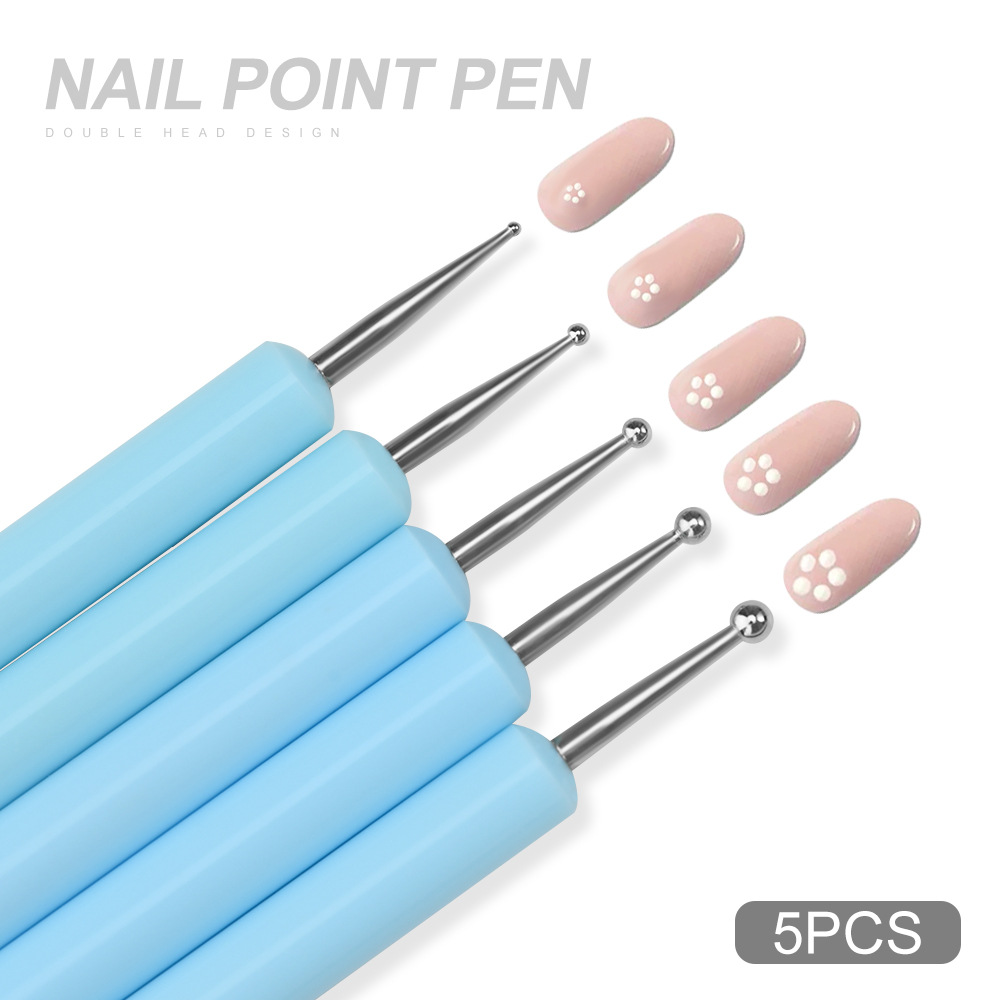 ชุดแปรงเพ้นท์เล็บ 1/3/5/6 ชิ้น - Nail Art Dotting Tool บทวิจารณ์และราคา