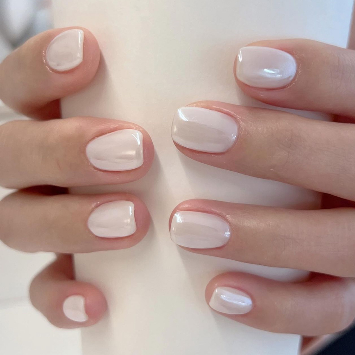 24 ชิ้นสีทึบกดบนเล็บสั้นสแควร์ - Nail Art Fake Nails บทวิจารณ์และราคา