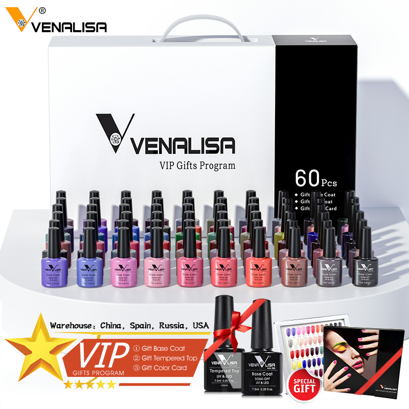 Venalisa 7.5ml เล็บเจล 60 สี G - Nail Art One Piece บทวิจารณ์และราคา