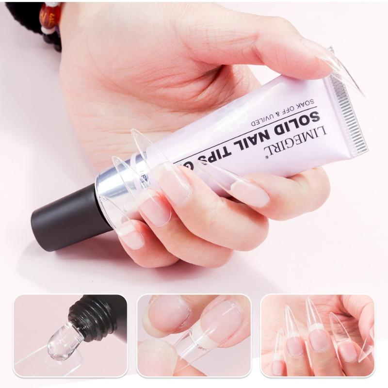 เจลติดเล็บปลอมแบบใส 30 กรัม กา - Nail Art Fake Nails บทวิจารณ์และราคา
