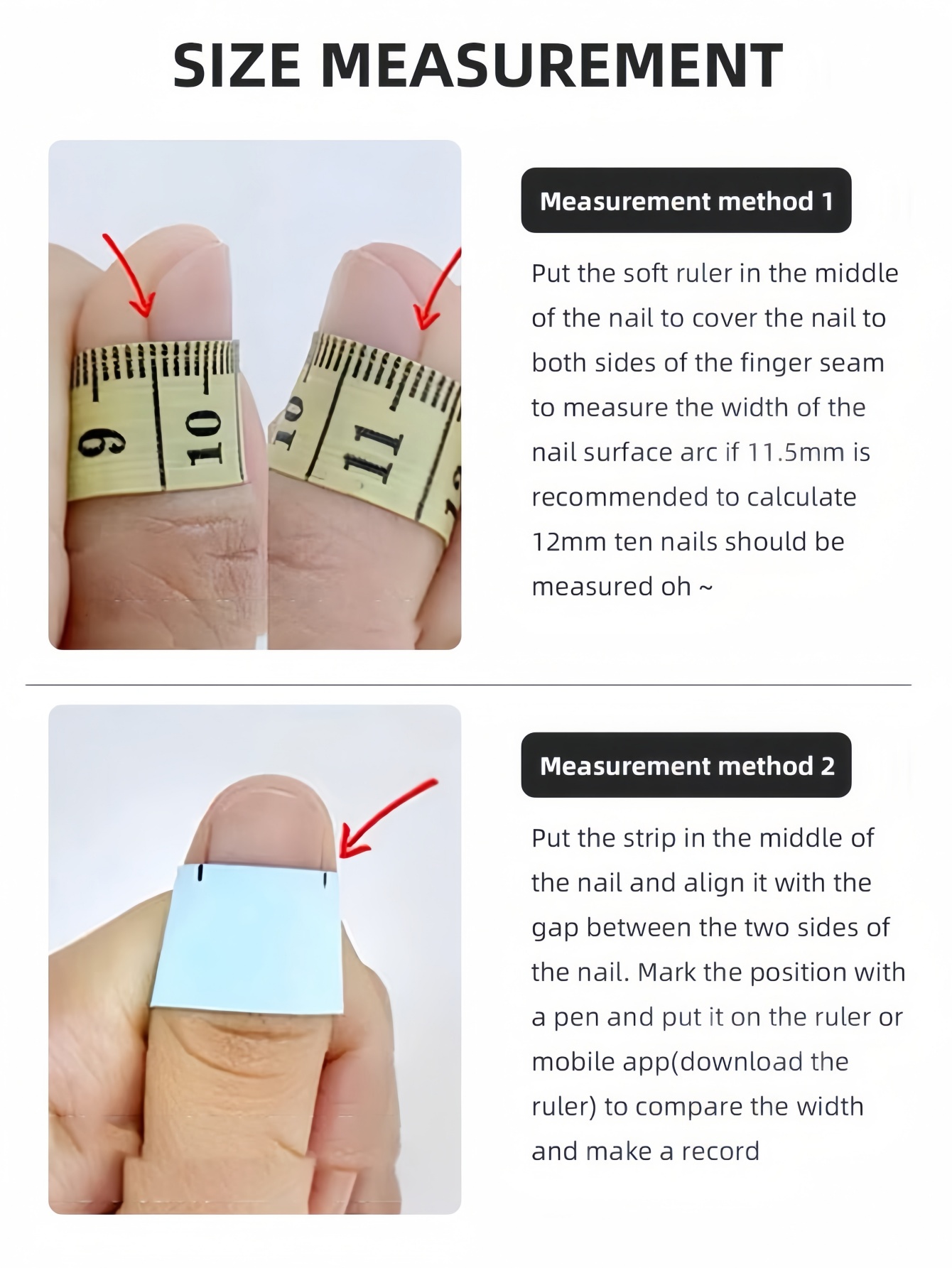 เล็บปลอมแบบกดติด 10 ชิ้น ทรงสี - Nail Art Fake Nails บทวิจารณ์และราคา